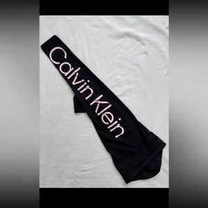 Calvin Klein Black Sleeve with Pink Logo